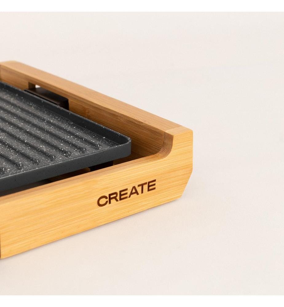 Plaque de Cuisson Électrique 3 en 1 - Moutarde
