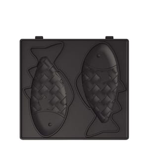 Austauschbare Platten Fisch - Schwarz