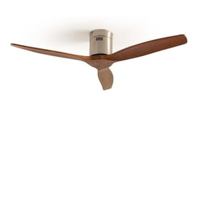 Wind Calm Deckenventilator - Silber und Braun