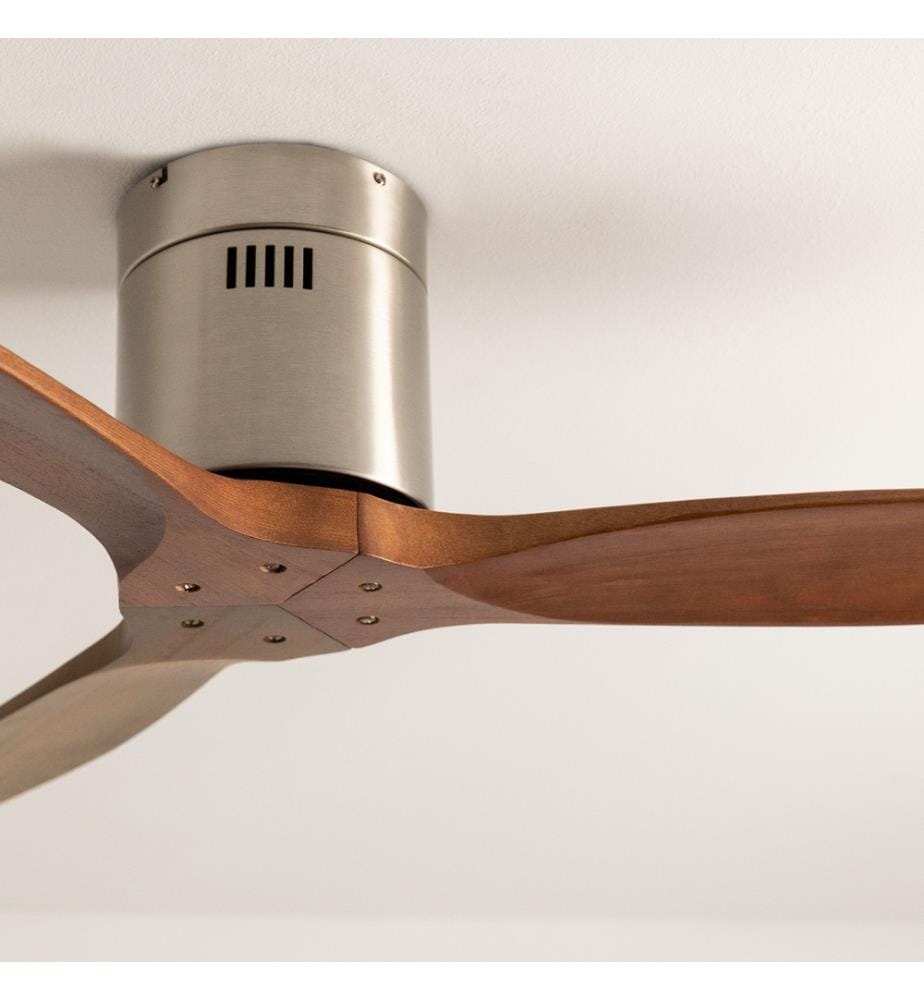 Wind Calm Deckenventilator - Silber und Braun