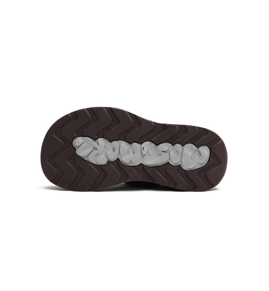 Baskets chunky en sherpa à carreaux - Chaussures à lacets douillettes - Bleu