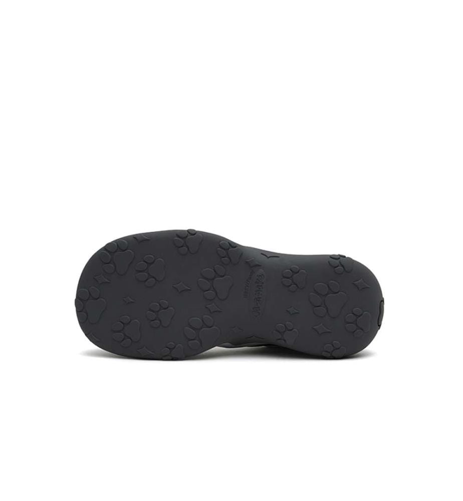 Kawaii Chunky Dad Sneakers - Pfote drucken Plattform Schuhe - Schwarz