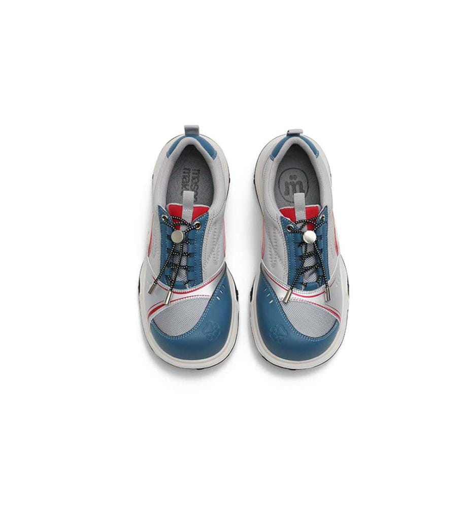Kawaii Chunky Dad Sneakers - Pfote drucken Plattform Schuhe - blau