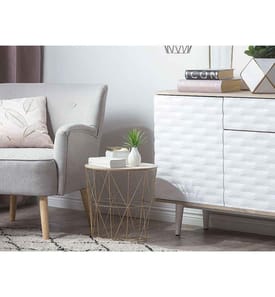 Tavolino LANARK Oro con contenitore