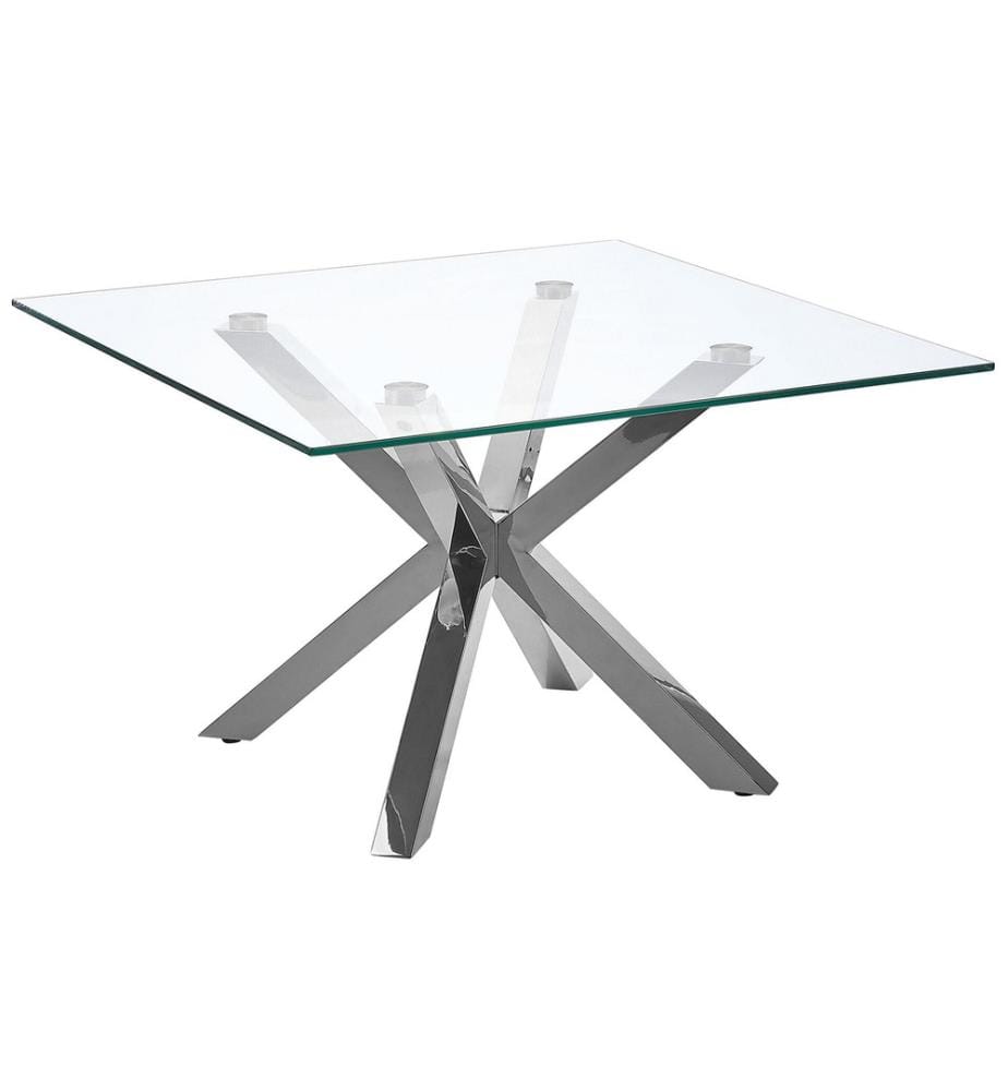 Couchtisch STARLIGHT Sicherheitsglas Silber