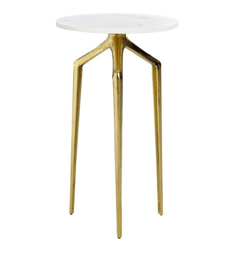 Table d'appoint TILPA Marbre Blanc