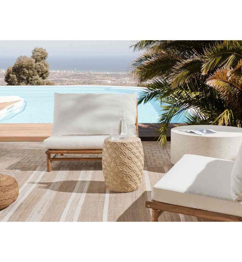 Table d'appoint ZOGNO 33 cm 33 cm Beige clair