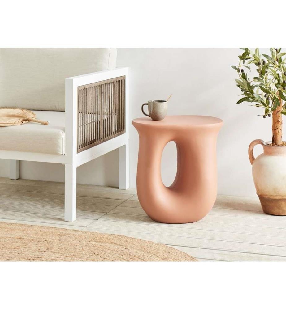 Table d'appoint IDRO 42 cm 28 cm Orange