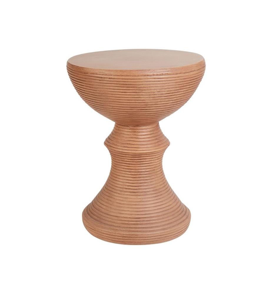 Beistelltisch CALDARO 40 cm 40 cm Holzoptik Braun