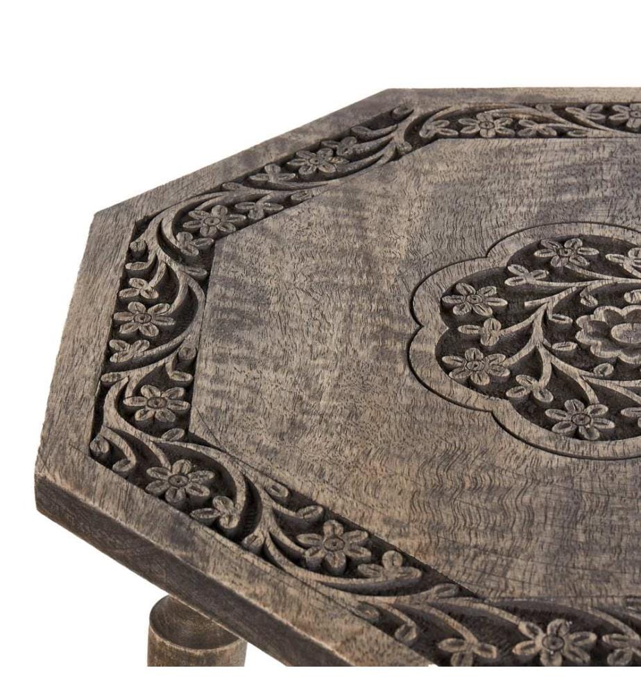 Table d'appoint WANDILO Bois de manguier Marron
