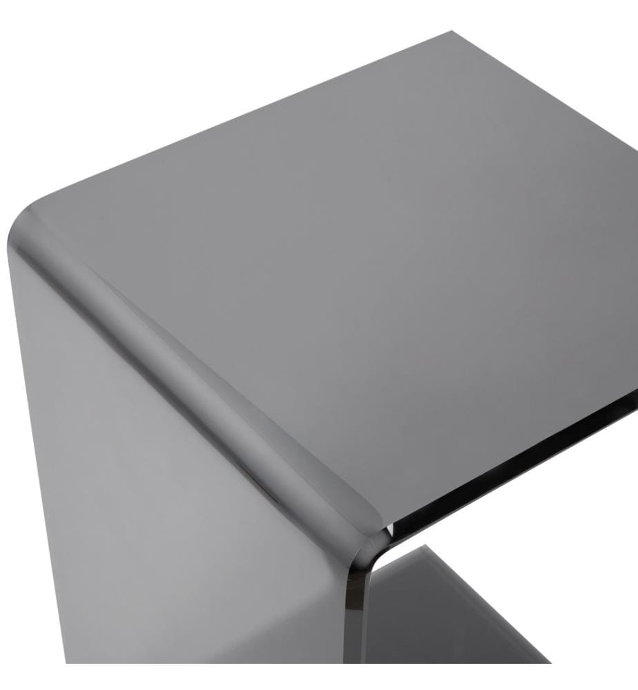Tavolino LOURDES Vetro temperato Nero