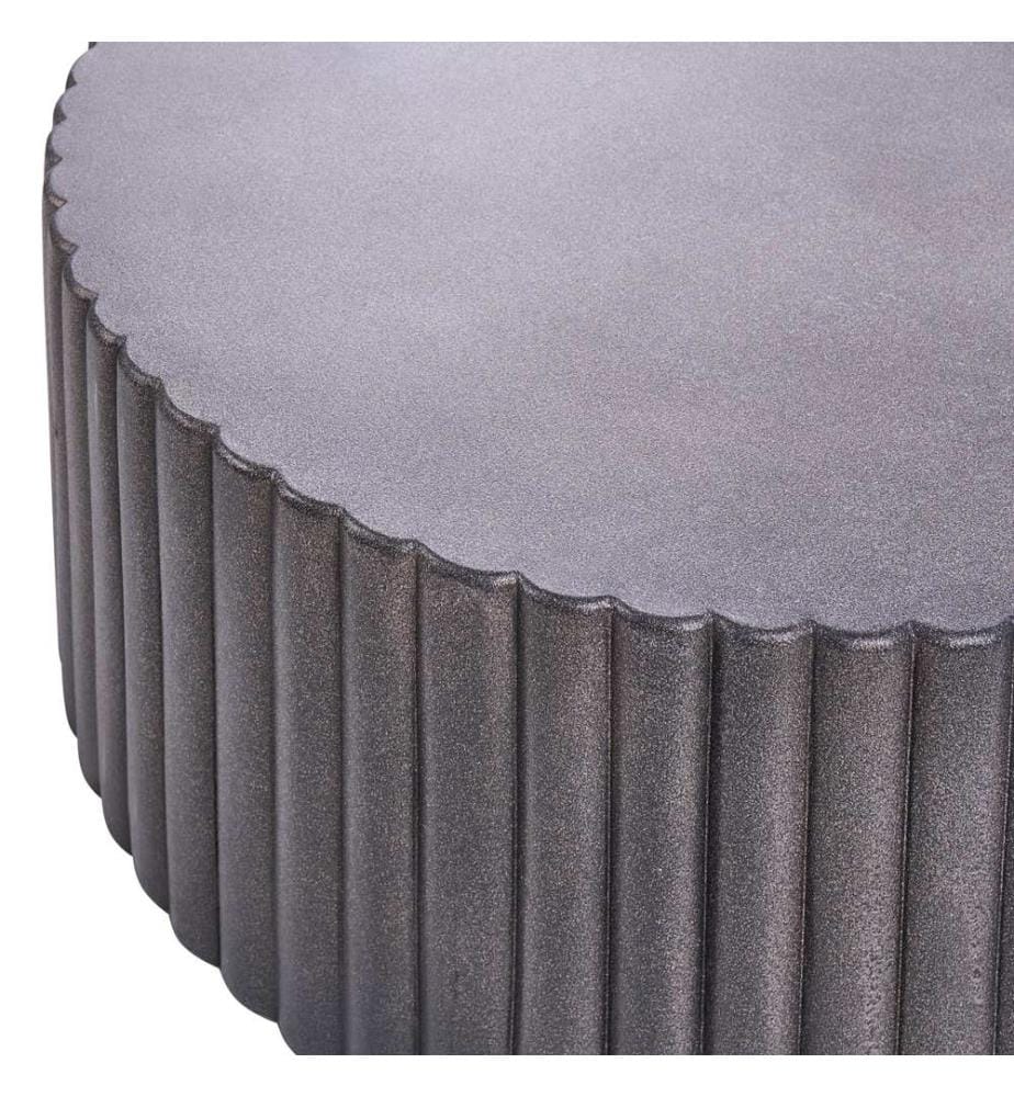 Table basse POZZA 117 cm 117 cm Noir
