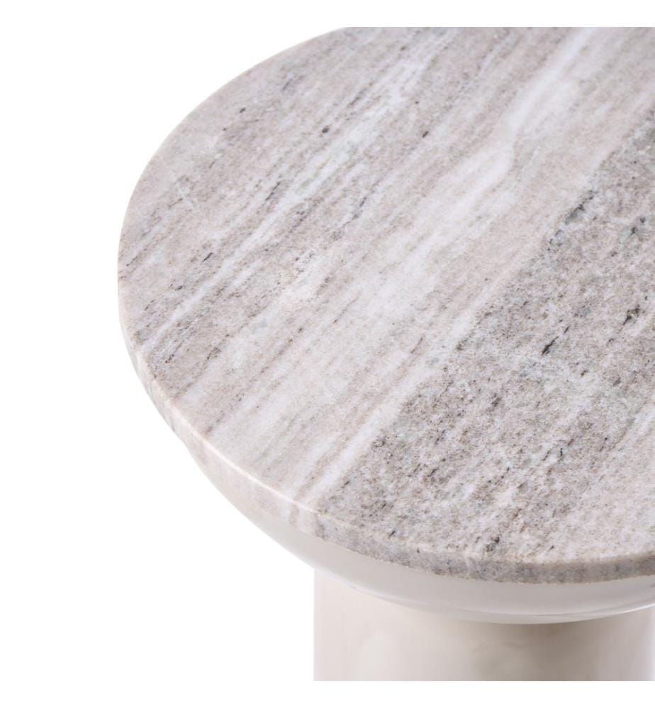 Table d'appoint FALCON Métal Beige
