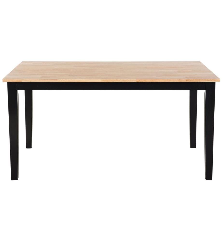 Ensemble pour salle à manger GEORGIA Bois Marron/noir 6 places