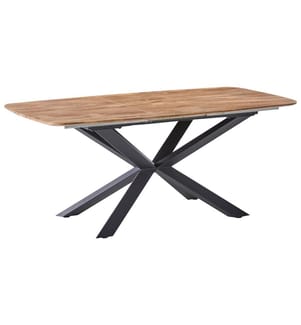Table de salle à manger extensible GAIRDNER Marron 140/180 cm 90 cm