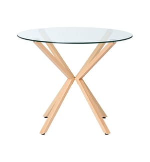 Table de repas ALTURA Transparent 90 cm 90 cm