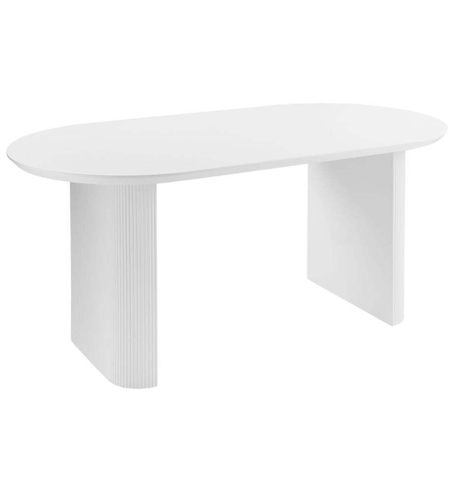 Table de repas MOBERLY Blanc 180 cm 90 cm