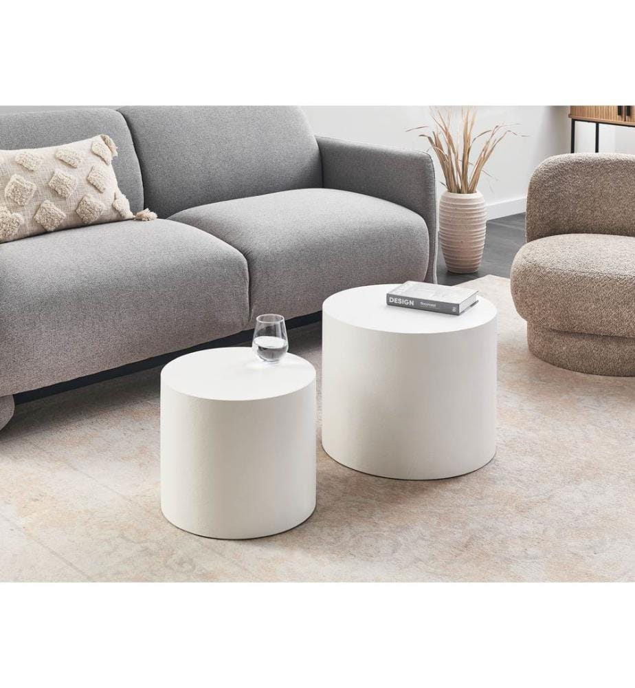 Couchtisch 2er Set MANTI Weiss