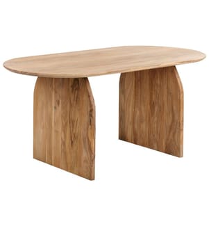 Table de repas SKYE Marron 90 cm 180 cm Acacia