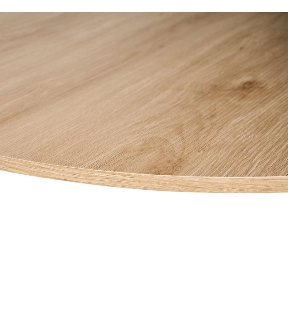 Table de bar MORELLA Marron clair/blanc 80 cm 80 cm