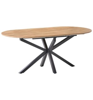 Table de salle à manger extensible MACQUARIE Marron 140/180 cm 90 cm