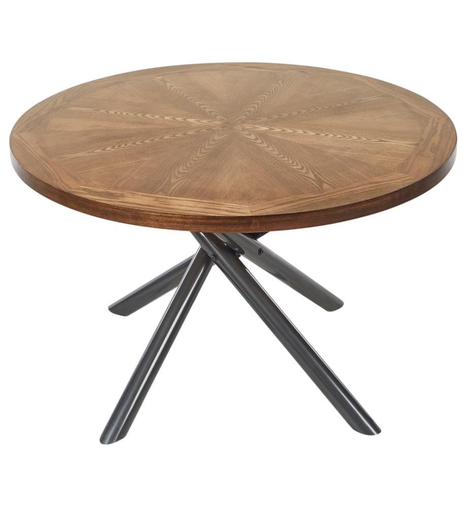 Table de repas LORENZO Frêne marron 120 cm 120 cm