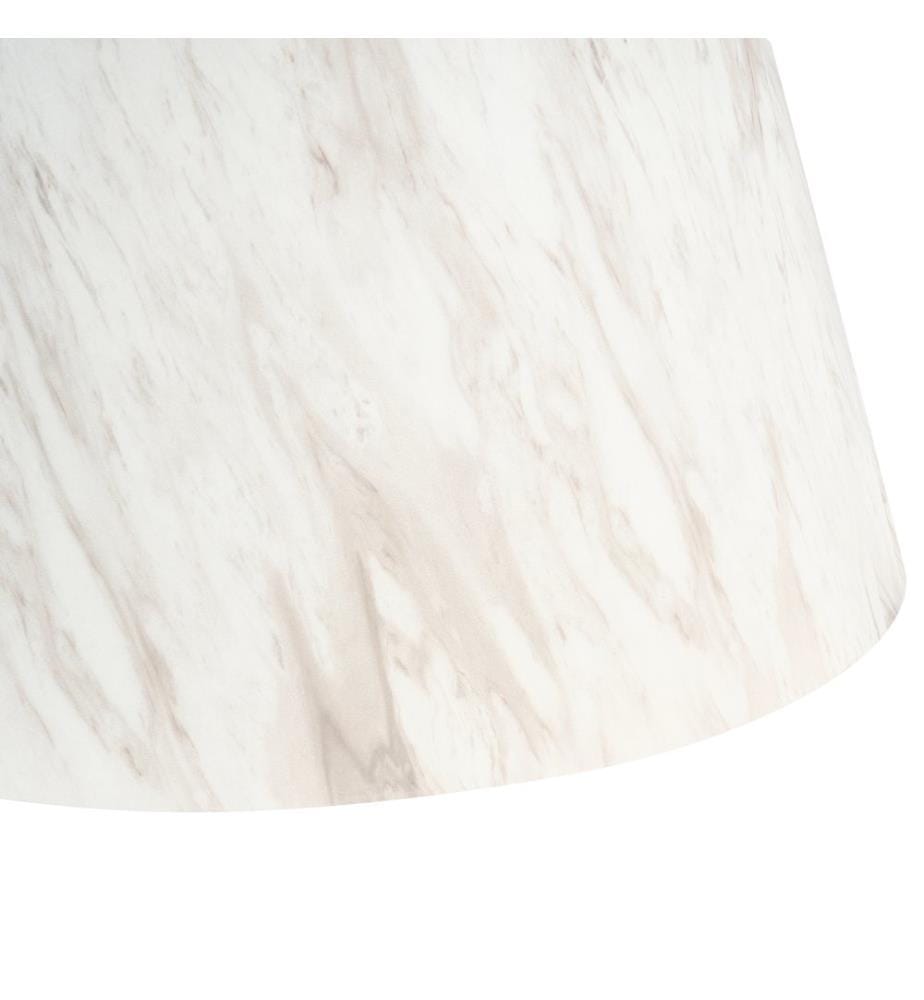 Table de repas MERE Marbre blanc 120 cm 120 cm