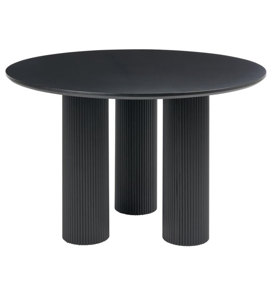 Table de repas TULEMALU Noir 120 cm 120 cm
