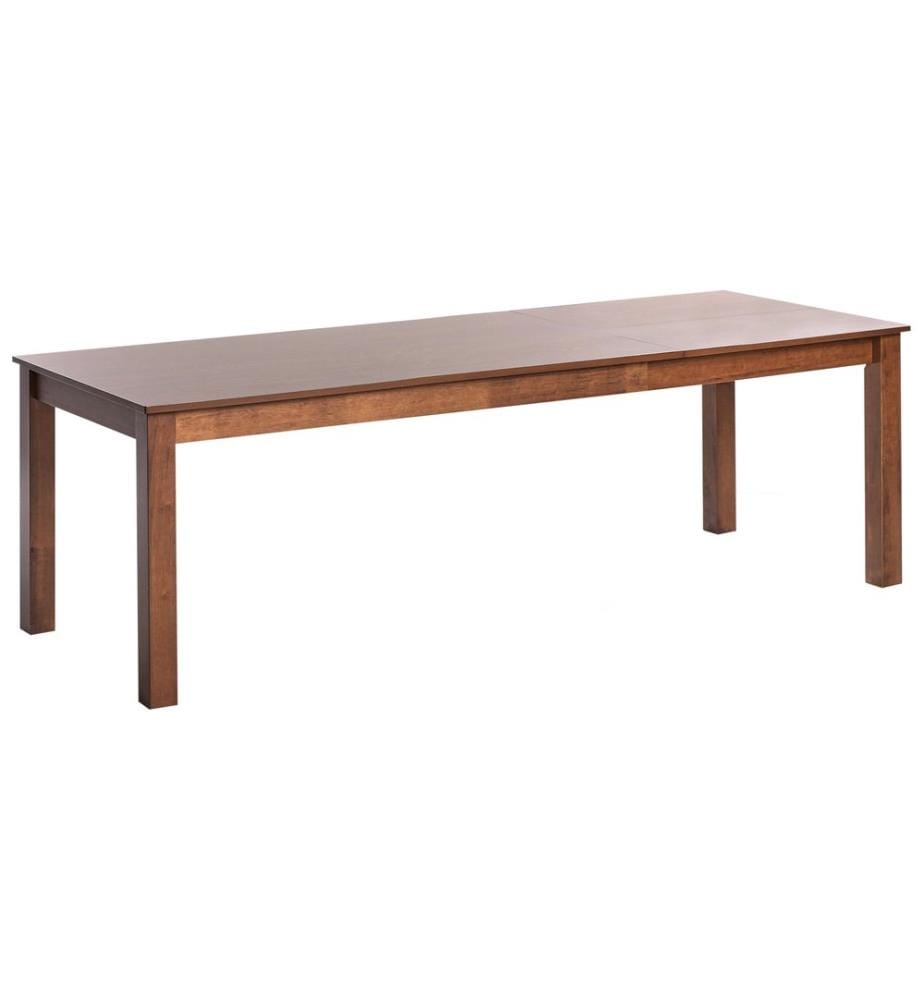 Table de salle à manger extensible MADURA Frêne foncé 160/240 cm 90 cm