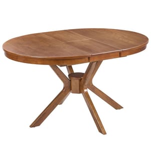 Table de salle à manger extensible TYMIS Chêne foncé 107/137 cm 107 cm