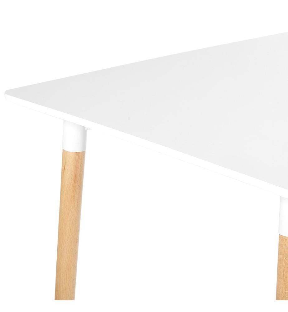 Table de repas NEWBERRY Blanc 120 cm 80 cm