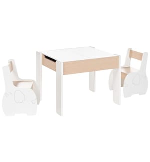 Table et chaises pour enfants LOYD Blanc