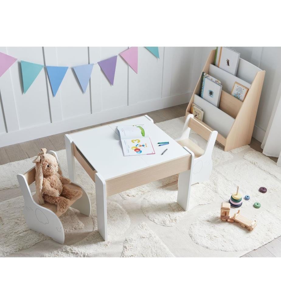 Table et chaises pour enfants LOYD Blanc