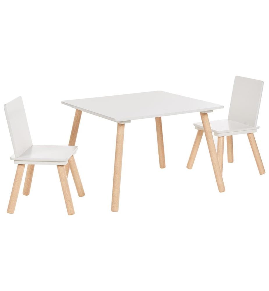 Table et chaises pour enfants WRINGLEY Blanc