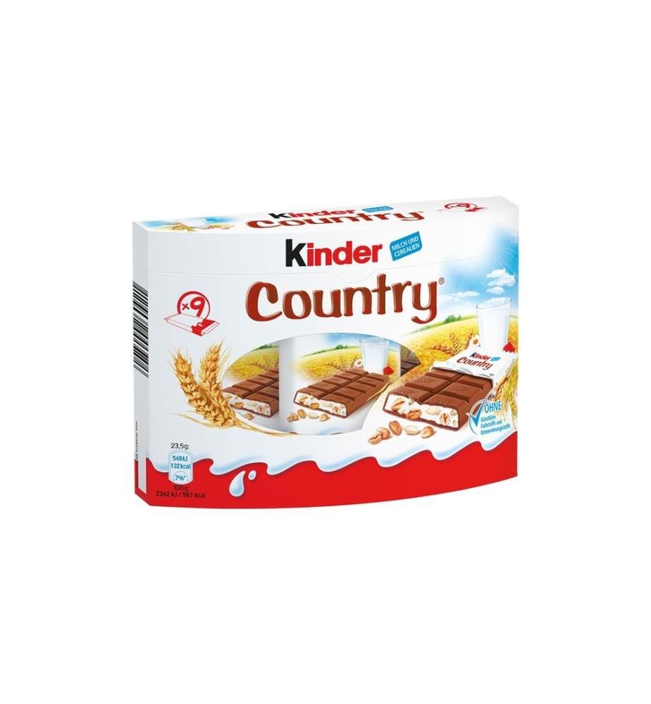 FERRERO - Schokolade Kinder Country 9 Stück