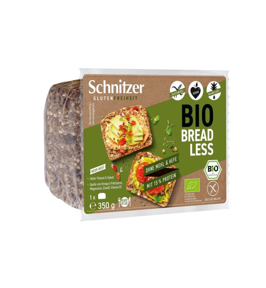 Schnitzer - Bio Saatenbrot ohne Mehl und Hefe 350 g