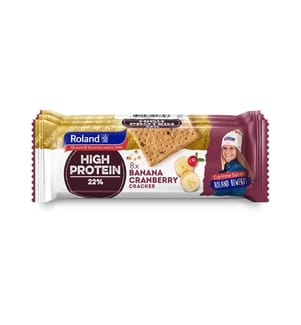 Roland Snacks - High Protein Banana-Cranberry 3 x 45 g