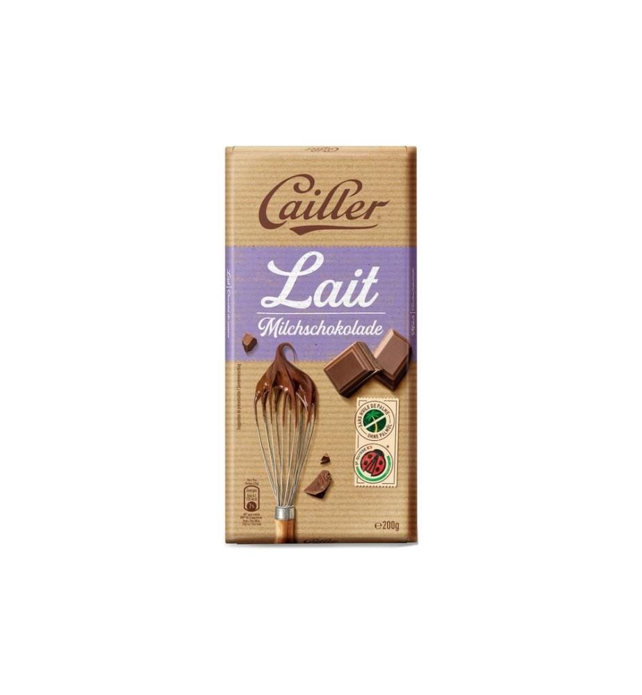 CAILLER - Tablette de chocolat Lait 200 g