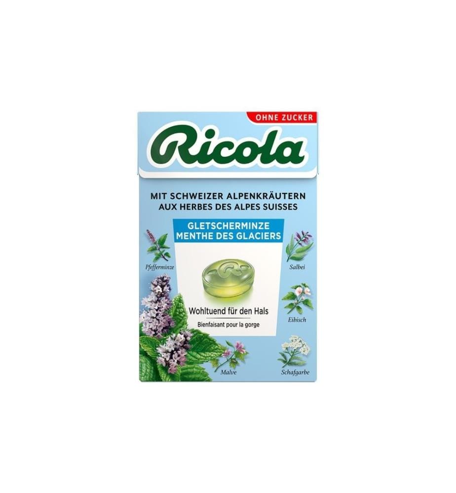 RICOLA - Bonbons Menthe des glaciers 50 g