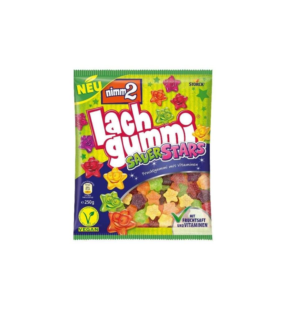 STORCK - Nimm2 Lachgummi Sauer Stars 250 g