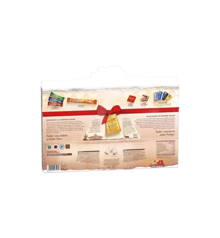 CAILLER - Calendrier de l'Avent Chocolat 200 g
