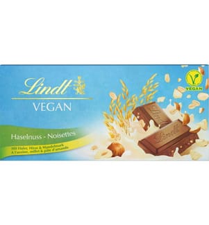LINDT - Tafel Vegan Hafer Haselnuss 100 g