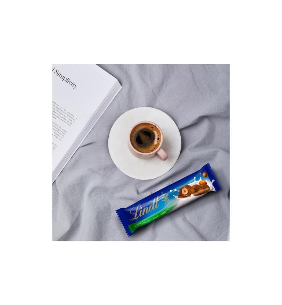 LINDT - Schokoladenriegel Milch Nuss 4 x 35 g