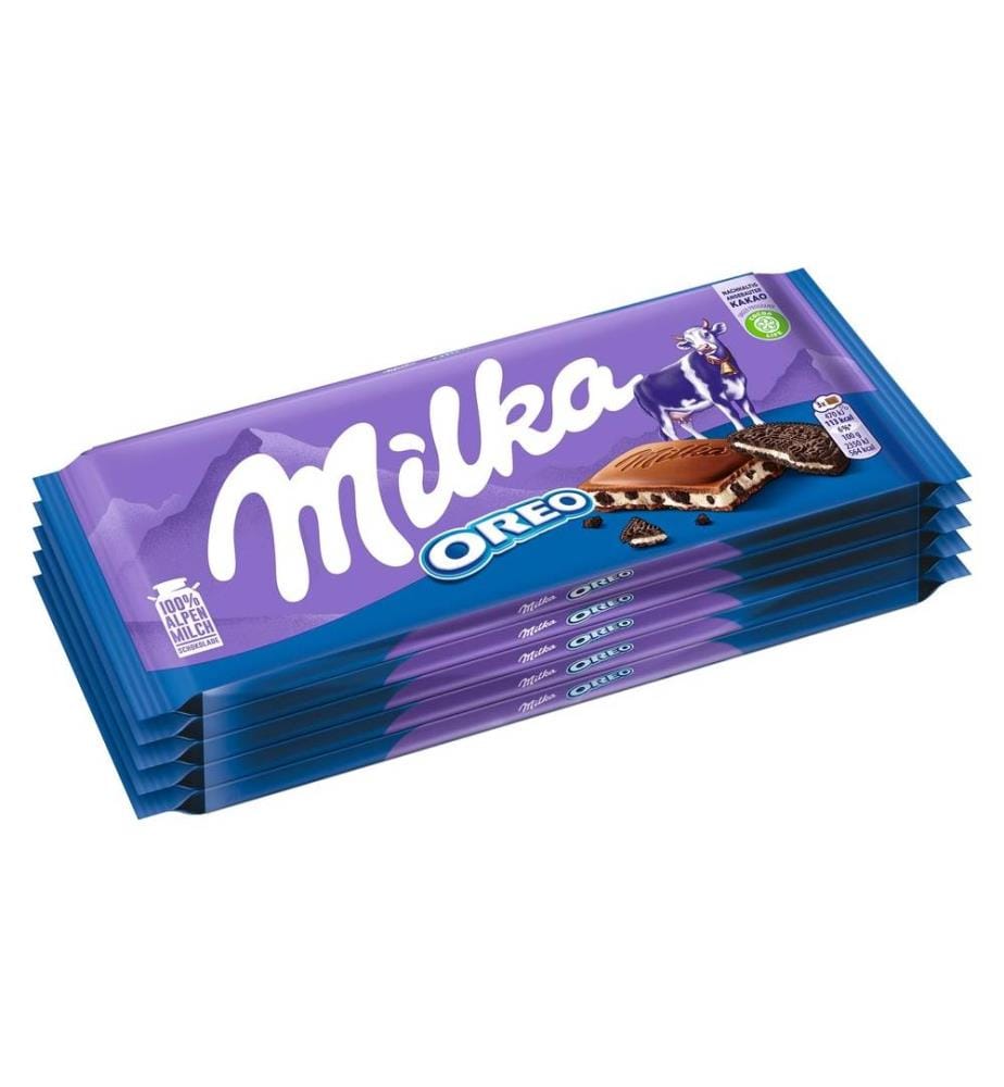 MILKA - Tablette de chocolat Oreo 5 x 100 g