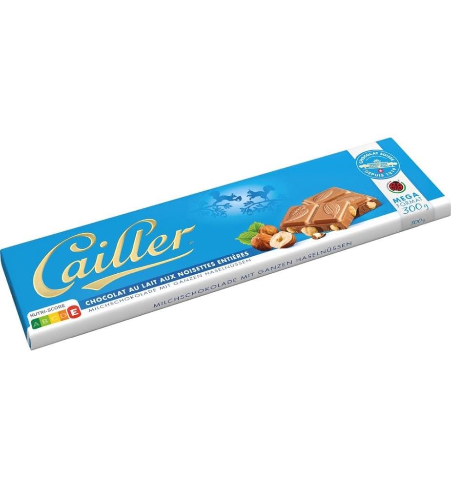 CAILLER - Tablette de chocolat Lait Noisette 300 g