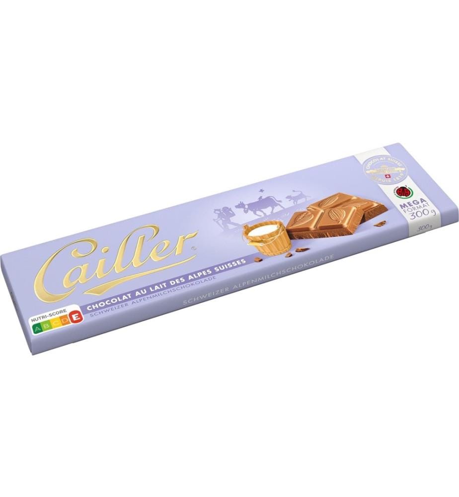 CAILLER - Tablette de chocolat Lait 300 g