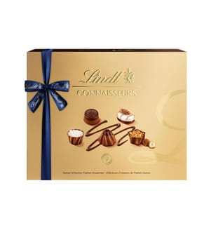 LINDT - Schokoladen-Pralinen Connaisseurs assortiert 445 g