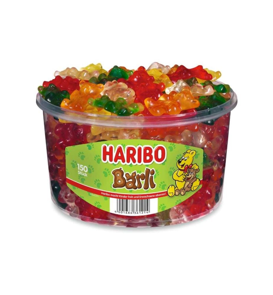HARIBO - Bonbons gommeux Bärli 150 pièces