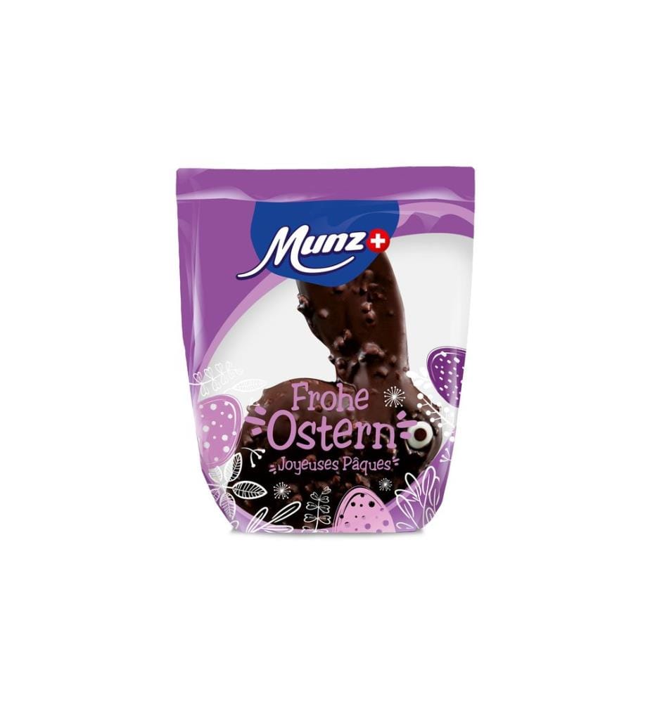 MUNZ - Chocolat Lapin de Rocher Foncé 140 g