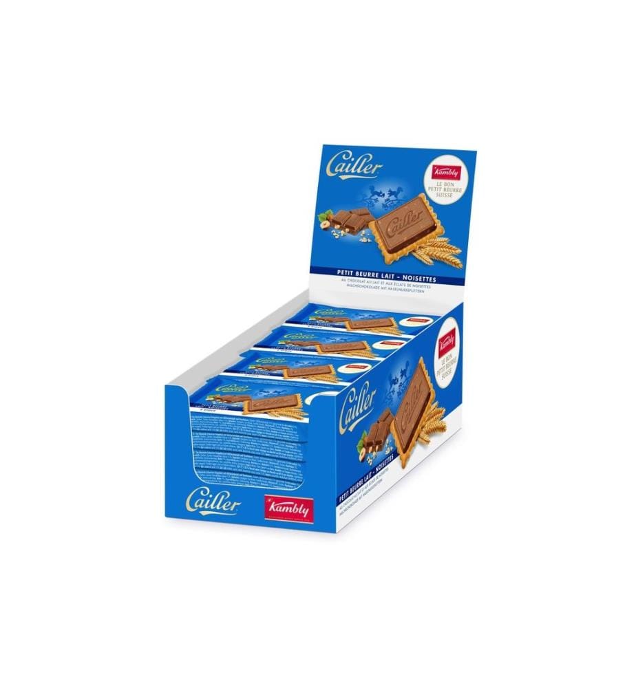KAMBLY - Petits gâteaux Petit Beurre au Lait-Noisettes 16 x 41 g